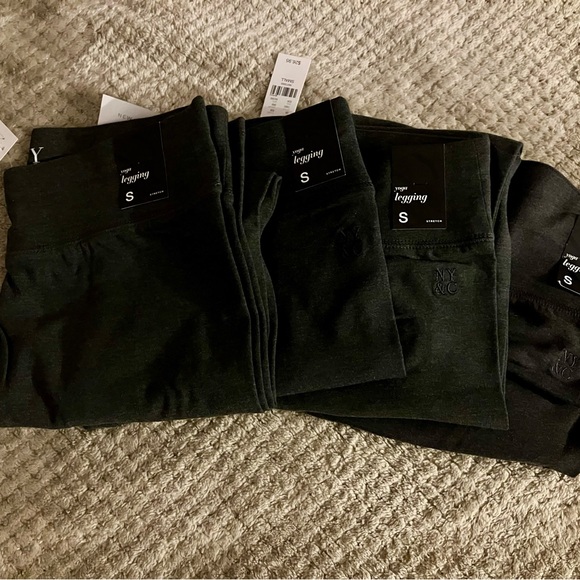 New York & Co. charcoal grey yoga leggings. Size small. Four pairs. - Picture 3 of 5